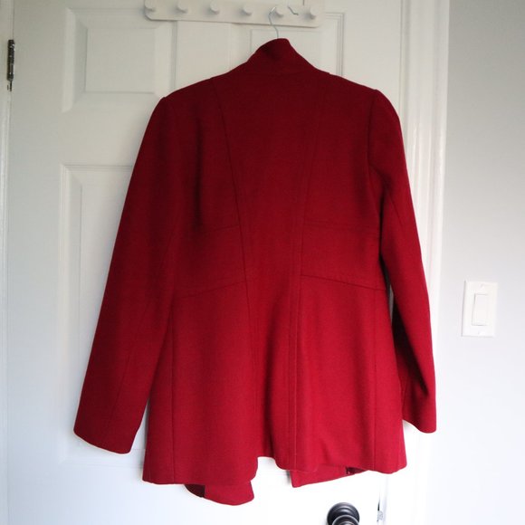 Gorgeous red wool coat, RW&Co - Picture 6 of 6